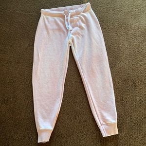 Pink sweat joggers